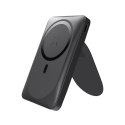 Powerbank zgodny z MagSafe Forcell F-Energy MagStand F10K2 QC3.0 PD 5A 20W 10000 mAh czarny