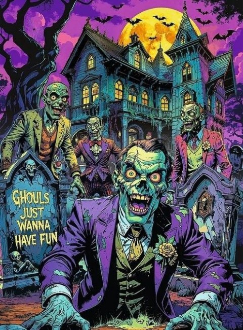 Puzzle 1000 Hall of Horror Zombie TREFL