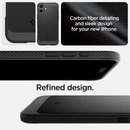 SPIGEN futerał RUGGED ARMOR MAG kompatybilny z MagSafe do IPHONE 16 matte black