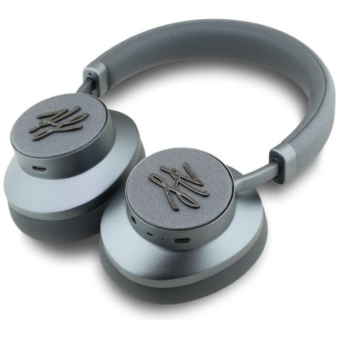 Słuchawki bezprzewodowe nauszne ANC KARL LAGERFELD Grained Initials KF003084 szare