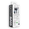 Słuchawki przewodowe douszne Jack 3,5 mm Sony MDR-XB55APB czarne