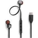Słuchawki przewodowe douszne USB C JBL Tune 310C czarne