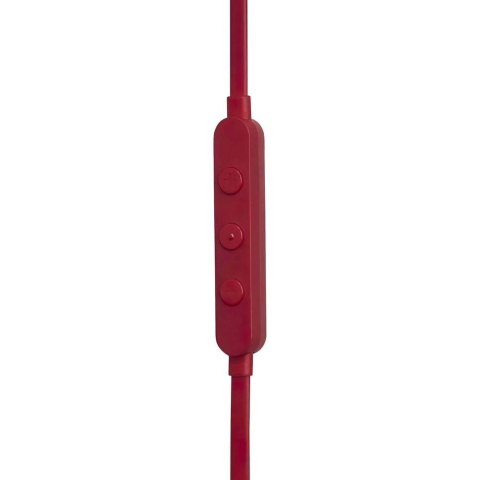 Słuchawki przewodowe douszne USB C JBL Tune 310C czerwone