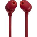 Słuchawki przewodowe douszne USB C JBL Tune 310C czerwone