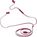 Słuchawki przewodowe douszne USB C JBL Tune 310C czerwone