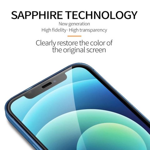 Szkło hartowane X-ONE 2.5D Full Cover SAPPHIRE - do iPhone 16 Pro/17/17 Pro
