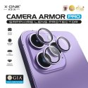 Szkło szafirowe X-ONE na obiektyw aparatu Camera Armor Pro - do iPhone 15 Pro/15 Pro Max
