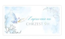 Zaproszenia 10szt. DL Chrzest - 43