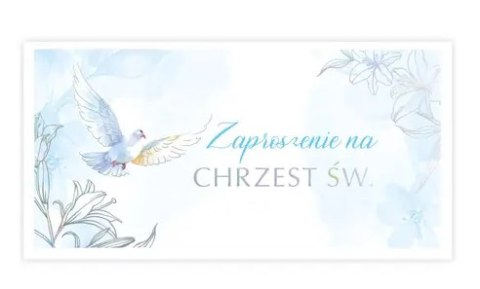 Zaproszenia 10szt. DL Chrzest - 43