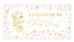 Zaproszenia 10szt. DL Chrzest - 45