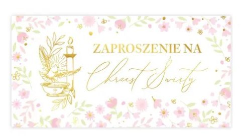 Zaproszenia 10szt. DL Chrzest - 45