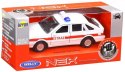Auto metalowe WELLY 1:34 PRL POLONEZ STRAŻ