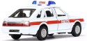 Auto metalowe WELLY 1:34 PRL POLONEZ STRAŻ