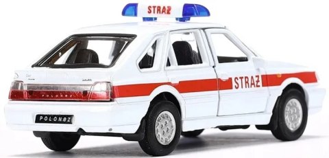 Auto metalowe WELLY 1:34 PRL POLONEZ STRAŻ
