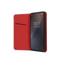 Etui z klapką na Samsung A55 5G Smart Pro Book skórzane bordowe