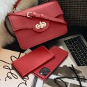 Etui z klapką na Samsung A55 5G Smart Pro Book skórzane bordowe