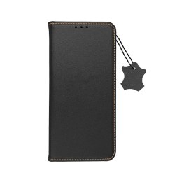 Etui z klapką na Samsung A55 5G Smart Pro Book skórzane czarne