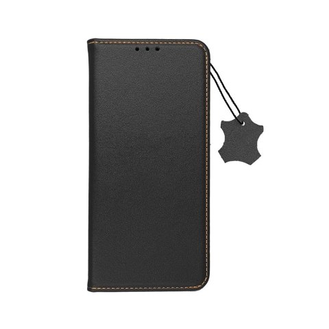 Etui z klapką na Samsung A55 5G Smart Pro Book skórzane czarne