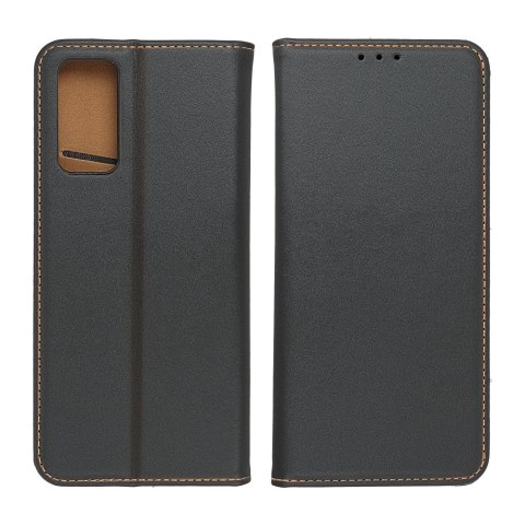 Etui z klapką na Samsung A55 5G Smart Pro Book skórzane czarne