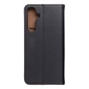 Etui z klapką na Samsung A55 5G Smart Pro Book skórzane czarne