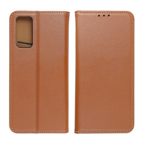 Etui z klapką na Samsung S26 Smart Pro Book skórzane brązowe