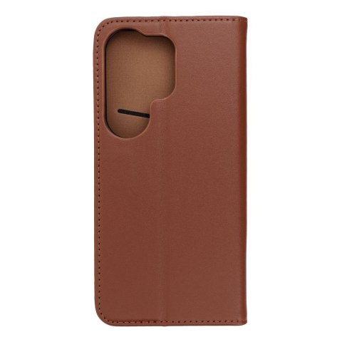 Etui z klapką na Samsung S26 ULTRA Smart Pro Book skórzane brązowe