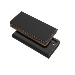 Etui z klapką na Xiaomi Redmi NOTE 15 PRO PLUS 5G Smart Pro Book skórzane czarne