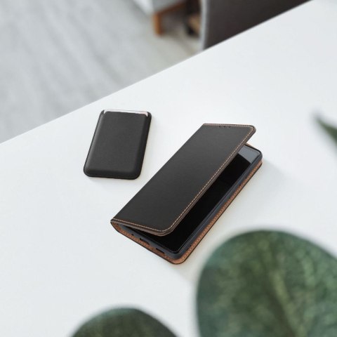 Etui z klapką na Xiaomi Redmi NOTE 15 PRO PLUS 5G Smart Pro Book skórzane czarne