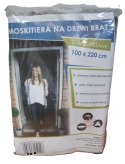 Moskitiera z magnesami na drzwi 100x220 brązowa