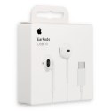 Oryginalne Słuchawki przewodowe douszne Apple A3046 MYQY3ZM/A USB C blister białe