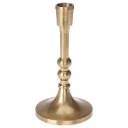 Świecznik Aluminiowy Stojak na Długą Świecę Świeczkę Złoty ORION 17 cm
