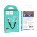 Adapter AUX Jack 3,5 mm do USB C Hoco LS33 szary