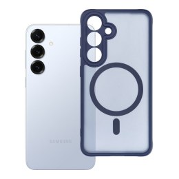 Etui na Samsung S25 Full Matte Mag Cover zgodne z MagSafe niebieskie