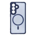 Etui na Samsung S26 Full Matte Mag Cover zgodne z MagSafe niebieskie