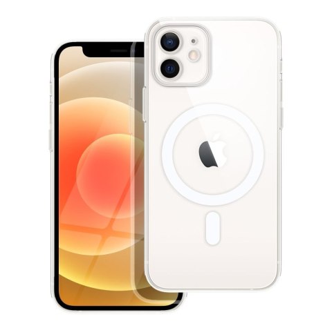 Etui na iPhone 12 Clear Mag Cover (Str / Camera Protection) zgodne z MagSafe transparentne