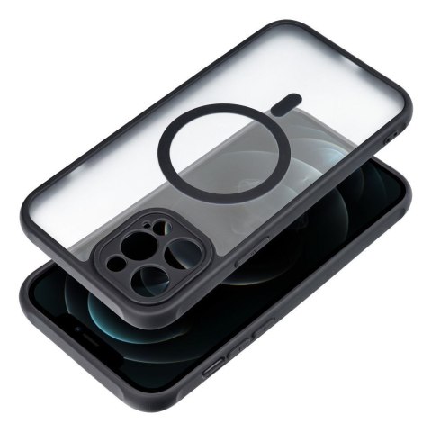 Etui na iPhone 12 PRO Full Matte Mag Cover zgodne z MagSafe czarne