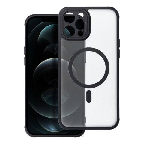 Etui na iPhone 12 PRO MAX Full Matte Mag Cover zgodne z MagSafe czarne