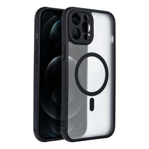 Etui na iPhone 12 PRO MAX Full Matte Mag Cover zgodne z MagSafe czarne