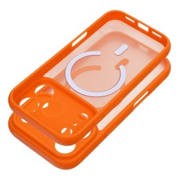 Etui na iPhone 14 Full Matte Mag Cover zgodne z MagSafe pomarańczowe