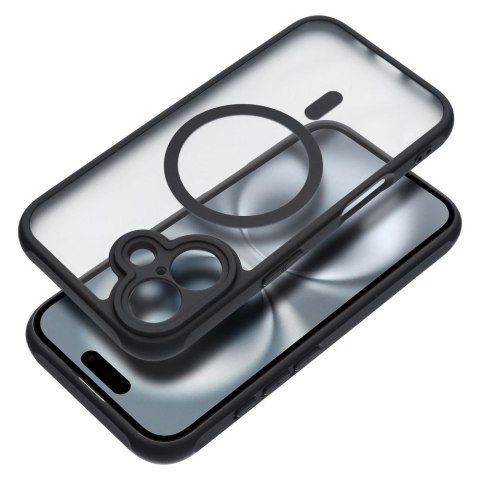 Etui na iPhone 16 Full Matte Mag Cover zgodne z MagSafe czarne