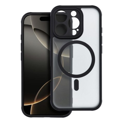 Etui na iPhone 16 PRO Full Matte Mag Cover zgodne z MagSafe czarne