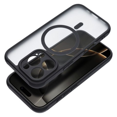 Etui na iPhone 16 PRO Full Matte Mag Cover zgodne z MagSafe czarne