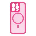 Etui na iPhone 16 PRO Full Matte Mag Cover zgodne z MagSafe różowy