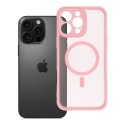 Etui na iPhone 16 PRO MAX Full Matte Mag Cover zgodne z MagSafe jasnoróżowy