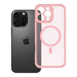 Etui na iPhone 16 PRO MAX Full Matte Mag Cover zgodne z MagSafe jasnoróżowy