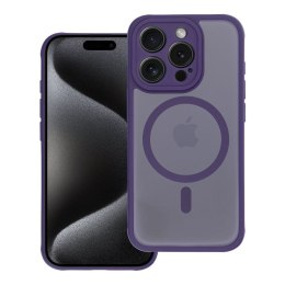 Etui na iPhone 17 AIR Full Matte Mag Cover zgodne z MagSafe fioletowy