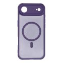Etui na iPhone 17 AIR Full Matte Mag Cover zgodne z MagSafe fioletowy