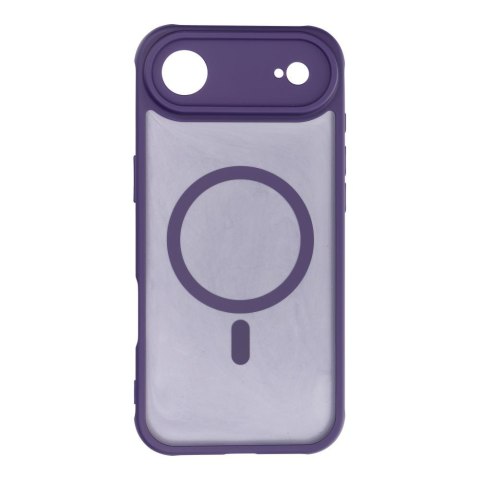 Etui na iPhone 17 AIR Full Matte Mag Cover zgodne z MagSafe fioletowy