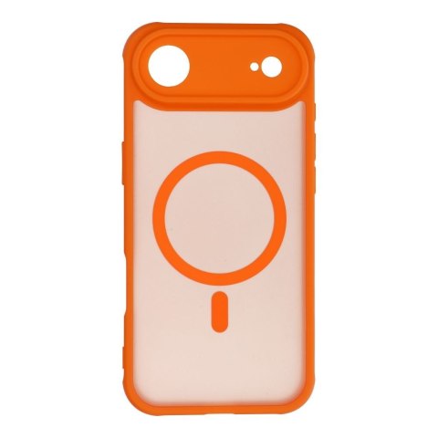 Etui na iPhone 17 AIR Full Matte Mag Cover zgodne z MagSafe pomarańczowe