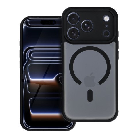 Etui na iPhone 17 PRO Full Matte Mag Cover zgodne z MagSafe czarne